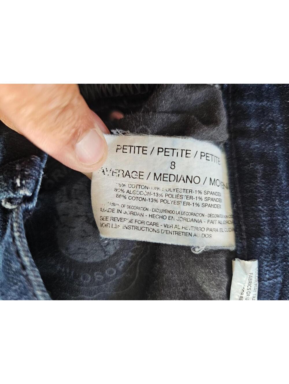 Women's Gloria Vanderbilt Amanda Denim Jeans Pants Blue Sz 8 Petite Straight Leg - Picture 4 of 15